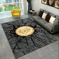 thumbnail image 1 of 3D Bitcoin Virtual Currency Area Rug Large Carpet Rug for Living Room Bedroom Sofa Playroom Doormat r Kid Nonslip Floor Mat, 1 of 5