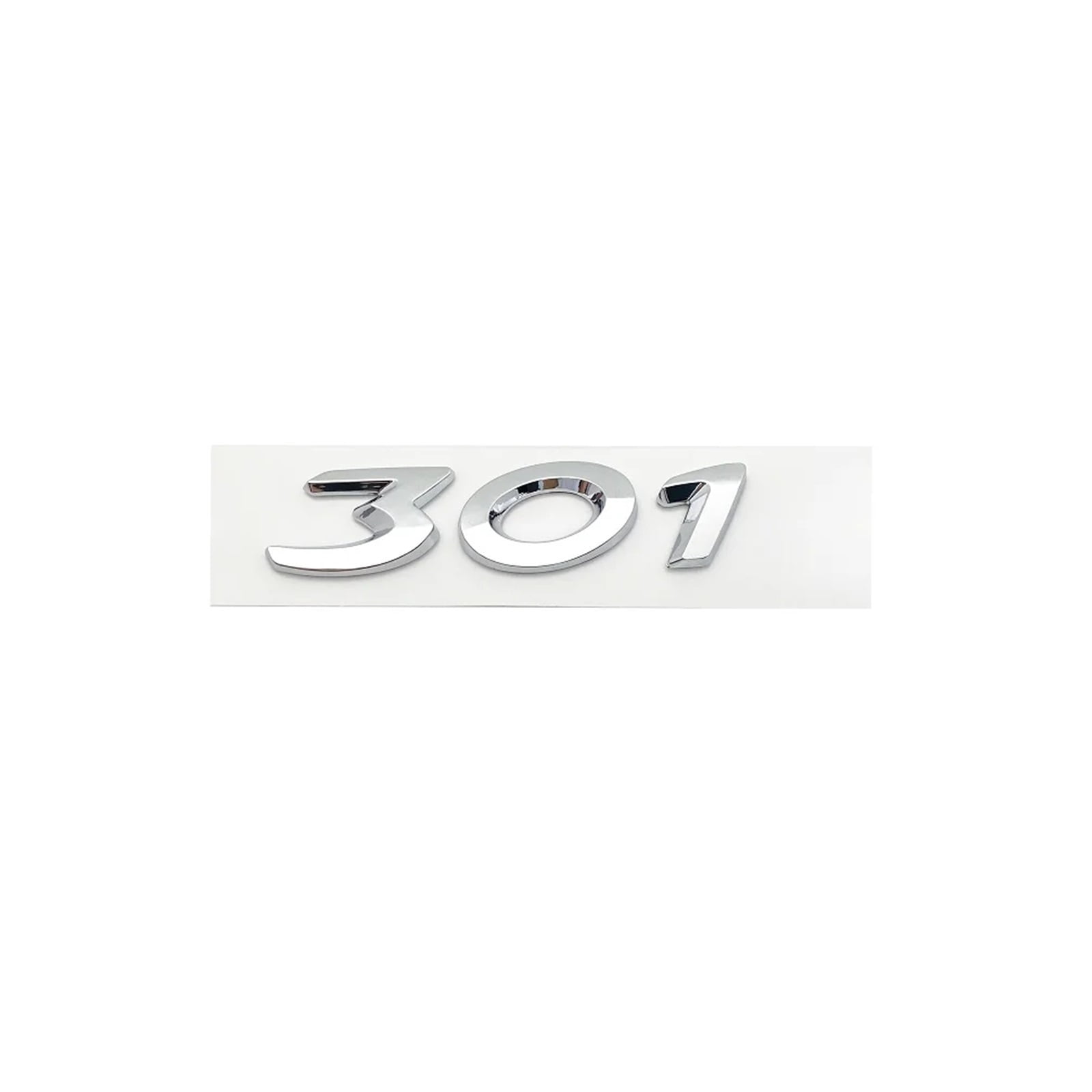 Emblème 3D Lettres Chrome Noir Pour Coffre Peugeot 308 – Badge Autocollant New 308, Accessoire Voiture Premium
