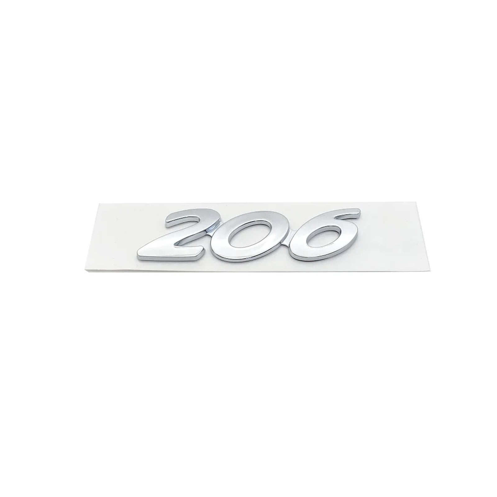 3D Black Silver Letters 206 207 301 307 308 408 508 Emblem Fit For ...