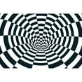 thumbnail image 1 of 3D Black White Photographic Wallpaper Backdrop Visual Illusion Hypnotic Geometrical Background Photography Studio Props, 1 of 8