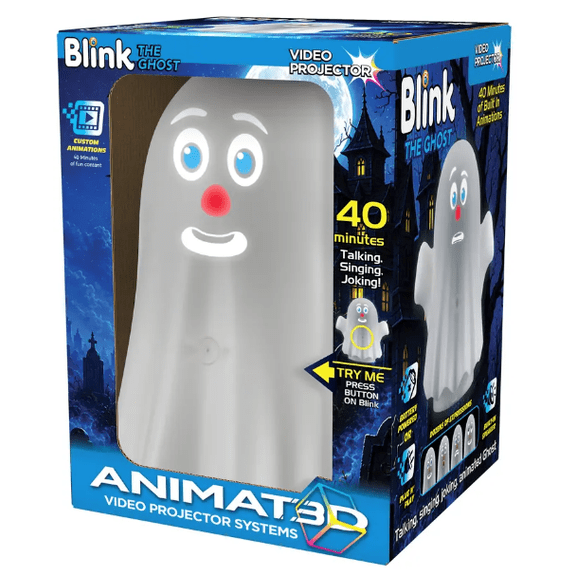 3D Blink The Talking Animated Ghost, Singing Joking Animated Ghost Decor Prop, Halloween Gift
