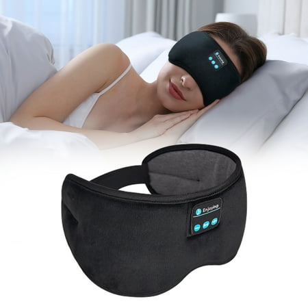 SYPVRY Sleep Headphones Bluetooth Eye Mask with 10+ Hrs Playing Music V5.3 Sleep Mask Headphones for Side Sleepers Office Travel