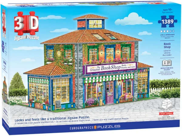 3D Book Shop 1389 PC Puzzle