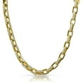 thumbnail image 1 of 3D Box Link Gold Hip Hop CZ Bling Bling Chain, 1 of 2