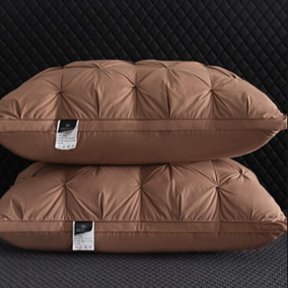3D Bread Down Bed Pillows - Ergonomic 3D Bread Down Bed Pillows for Sleep, for Side and Back Sleepers. Enhances Comfort, Restful Night