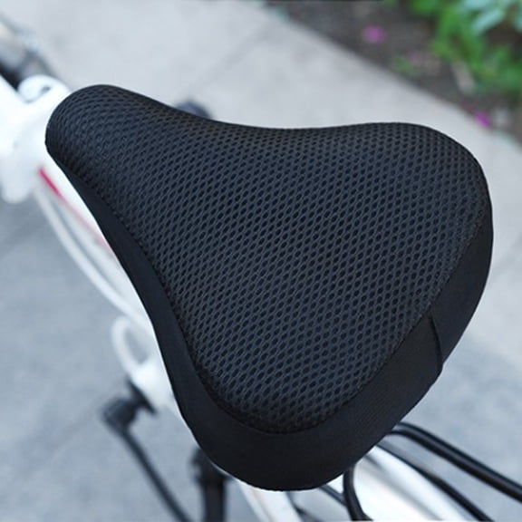 3D Breathable Bike Seat Cover, Heat Insulation Sunscreen Bicycle Saddle Cushion, Comfortable Soft Seat Cover for Mountain Bike, Electric Bike, Cycling Riding Accessories