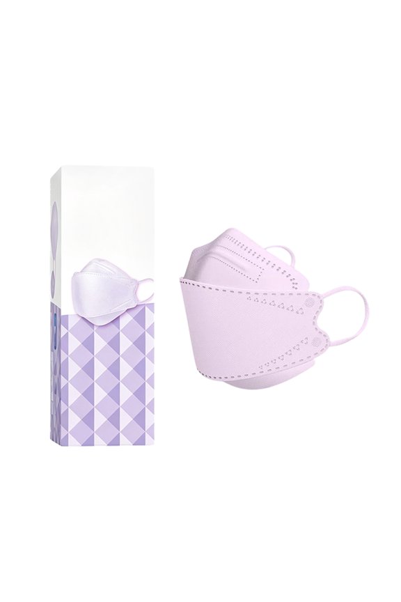 3D Breathable Ice Silk Face Mask Individually Packaged KN95 Fish Shape Cooling Fabric Comfortable Fit for Summer Use
