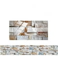 thumbnail image 1 of 3D Brick Backsplash Removable, Peel And Stick Stone Wallpaper, 12 Packs Self Adhesive Peel And Stick 3D Stone Brick Wallpaper for Kitchen Bathroom Backsplash Removable, Christmas Gift, 1 of 7