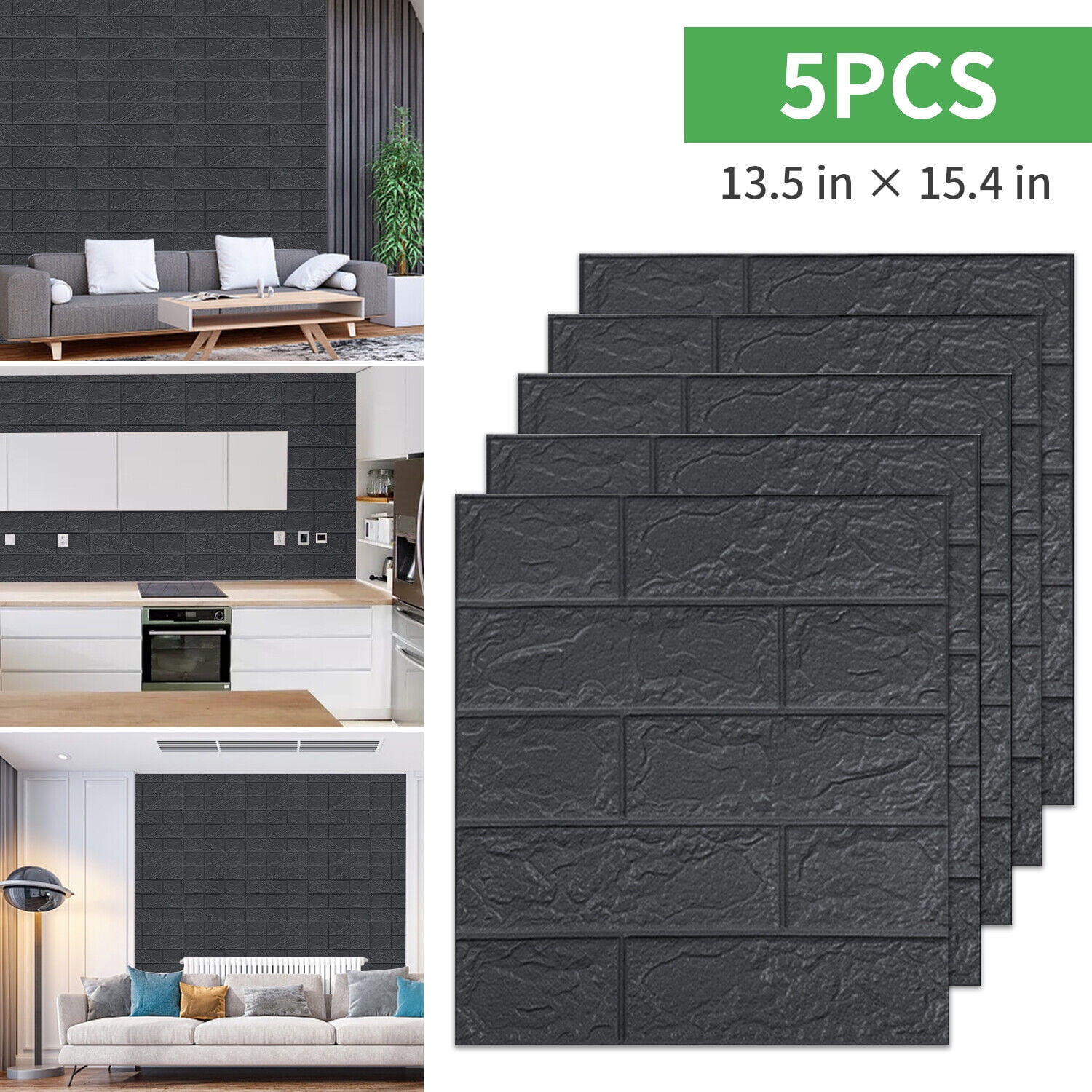 3D Brick Foam Wallpaper Peel Stick Self Adhesive Wall Panel Pad Sticker