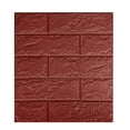 thumbnail image 1 of 3D Brick Wall Panels for Walls Self-Adhesive PE Foam Wall Decals 2-Pack Stone Texture Wallpaper for Kids Room Living Room TV Background 35 x 38.5 cm (13.7 x 15.1 in), 1 of 3