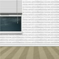 thumbnail image 1 of 3D Brick Wallpaper in White Faux Foam Brick Wall Panels Peel and Stick for Bedroom Living Room Laundry Decor, 1 of 8