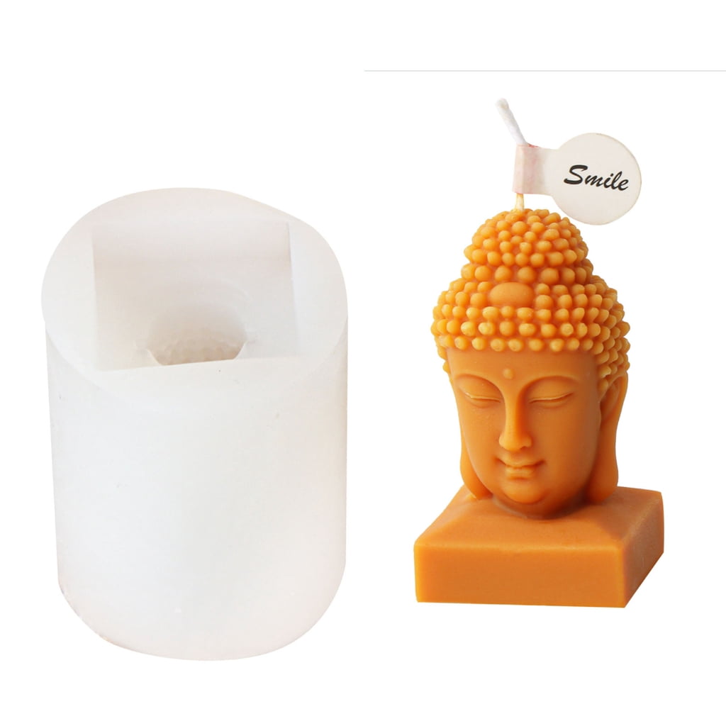 Buddha Design Silicone Candle Mold - 3D Food-Grade & Non-Toxic | Christmas Trees USA