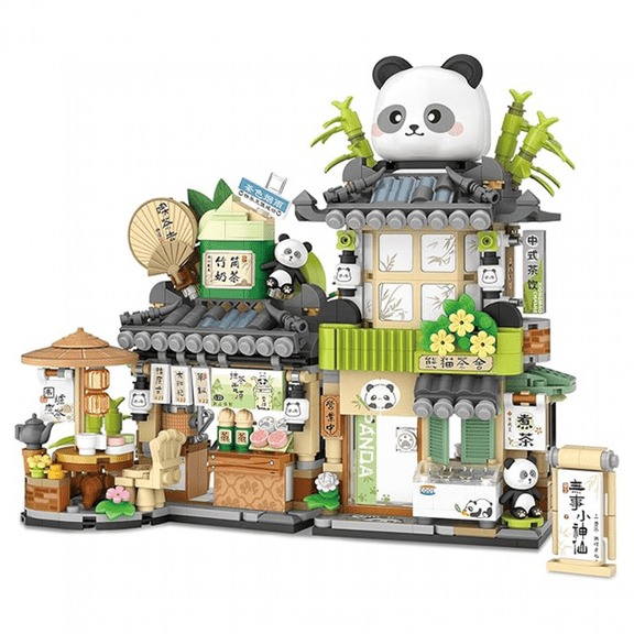 3D Building Set for Adults 860 Pieces Mini Shop Street View Model, Collection Mini Building Blocks for Adults Ages 14+ Home Decoration & Birthday Gifts
