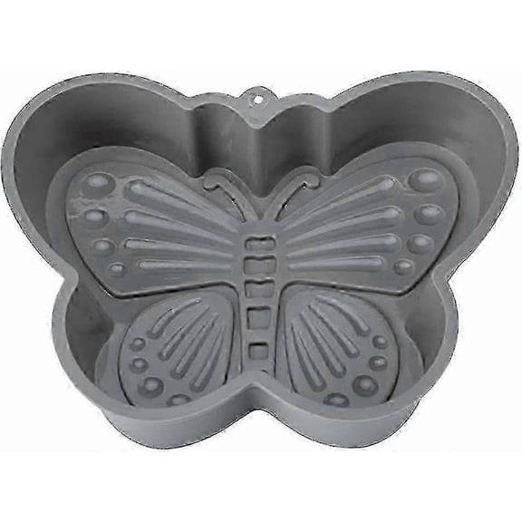 3D Butterfly Cake Pan, 6x6x1.5 inch Non-Stick Silicone BPA Free Cake Pan for Baking Muffin, Bread
