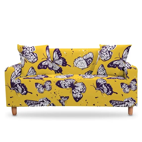 3D Butterfly Sofa Cover Slipcovers Elastic Armchair Couch Cover Stretch Cushion Cover Sofa Covers for Living Room Fundas Sofa