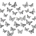 thumbnail image 1 of 3D Butterfly Wall Decals Double Layer Hollow Out Decorative Stickers for Living Room Bedroom Event Party Decor 72 Pieces 4x2x2 Inch, 1 of 8