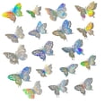 thumbnail image 1 of 3D Butterfly Wall Decals Double Layer Hollow Out Decorative Stickers for Living Room Bedroom Event Party Decor 72 Pieces 4x2x2 Inch, 1 of 8