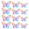 thumbnail image 1 of 3D Butterfly Wall Decor, 12 Pcs Wall Sticker Decal Mural Home Decoration, Removable Metallic Wall Sticker Room Mural Decals for Kids Bedroom Nursery Classroom Party Decoration Wedding Decor DIY Gift, 1 of 9