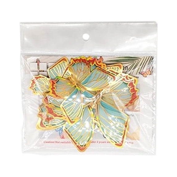 3D Butterfly Wall Decor 12Pcs Gold Butterfly Decorations Removable Stickers for Birthday Party Wedding Home Decor Kids Adults Living Room Bedroom Nursery Event Background