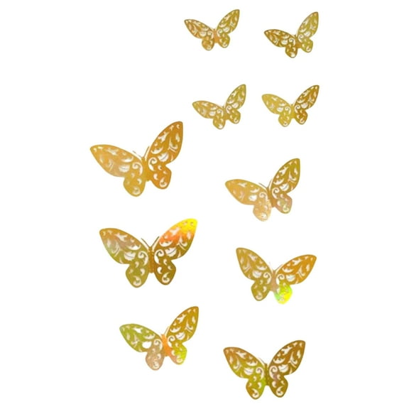 3D Butterfly Wall Decoration 3D Butterfly Wall Sticker Butterfly Wall Decals for Living Room Bedroom and Kids' Rooms