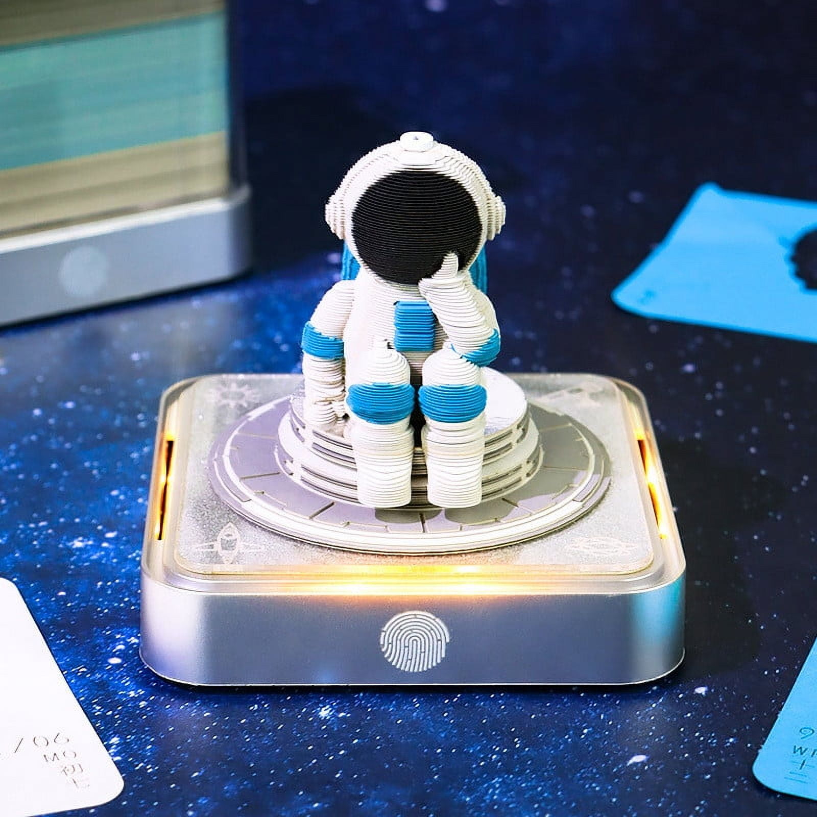 3D Calendar 2025 Earth, Tear Away Calendar, 3D Memo Pad, Time Piece