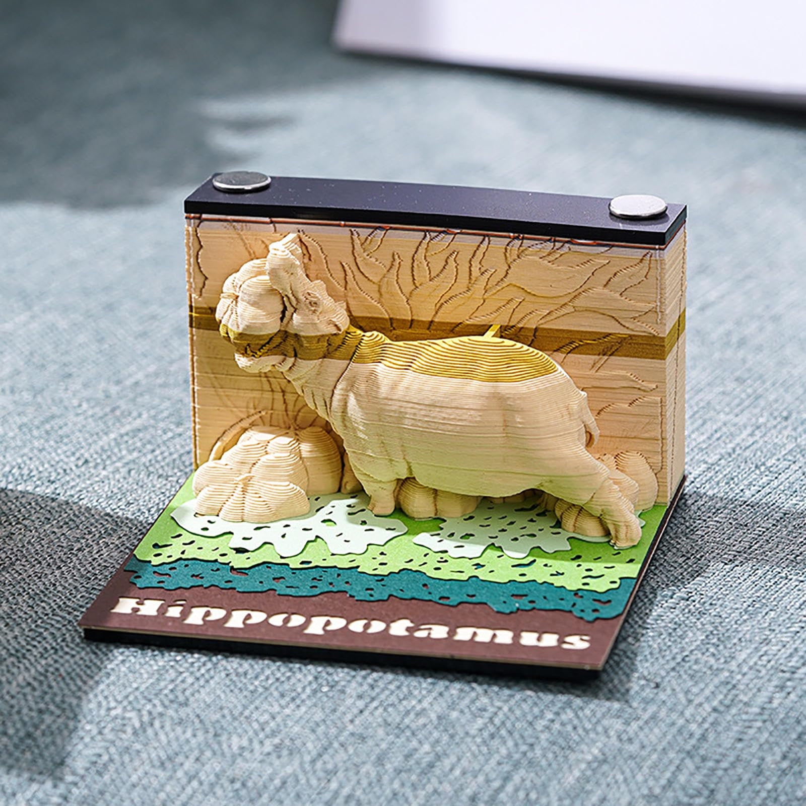 3D Calendar Dog, Time Piece Calendar 2025 Tear Away Calendar