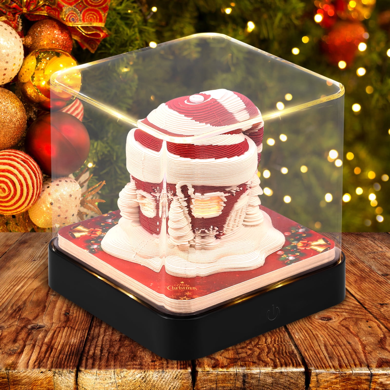 3D Calendar Time Piece Calendar 2025 Memo Pads Paper Desk Calendar With