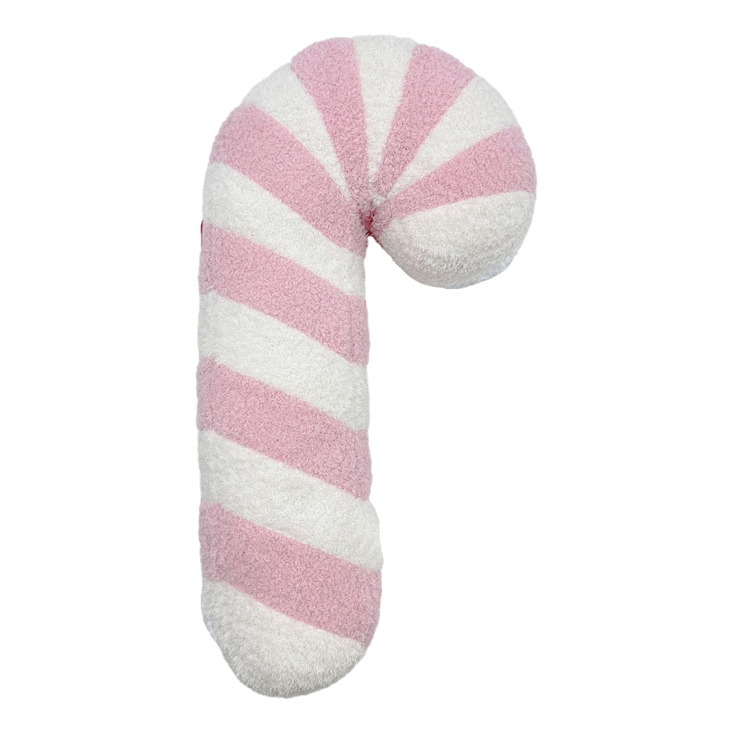 3D Candy Cane Plush Pillow, Christmas Candy Cane Throw Pillow