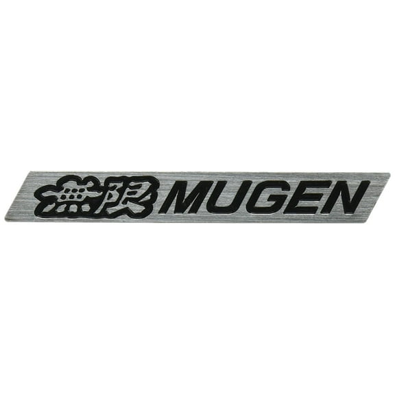 3D Car Aluminum Emblem Badge Sticker Decal Mugen Black For Acura Honda Civic Accord RSX PowerSport K, 3D Honda Mugen Emblem Badge Sticker By Autolizer