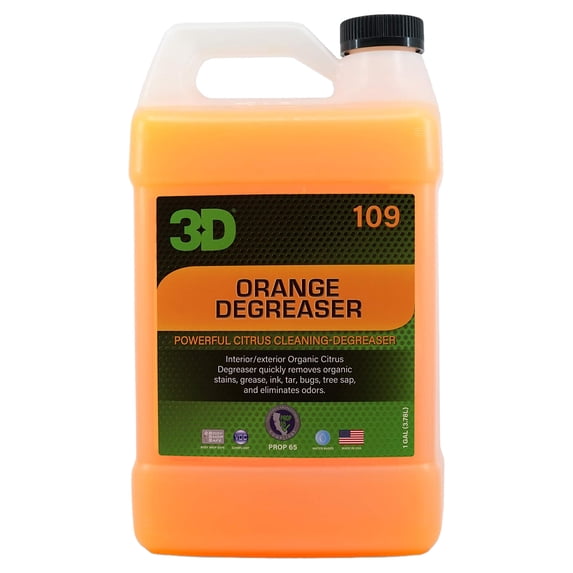 3D Car Care Orange Degreaser Automotive Cleaners, 1 gal