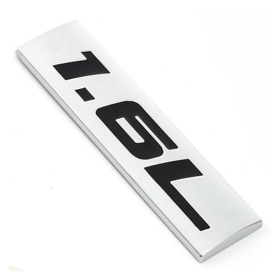 3D Car Sticker 1.6L Logo Emblem Badge Metal Decal Fit For BMW Fit For Audi SUV Fit For Honda Fit For Volkswagen