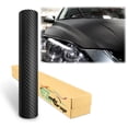 thumbnail image 1 of 3D Carbon Fiber Black Matte Car Vinyl Wrap Sticker Decal Film Sheet Air Release, 1 of 7
