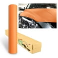 thumbnail image 1 of 3D Carbon Fiber Orange Matte Car Vinyl Wrap Sticker Decal Film Sheet Air Release, 1 of 7