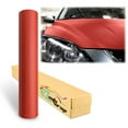 thumbnail image 1 of 3D Carbon Fiber Red Matte Car Vinyl Wrap Sticker Decal Film Sheet Air Release, 1 of 7