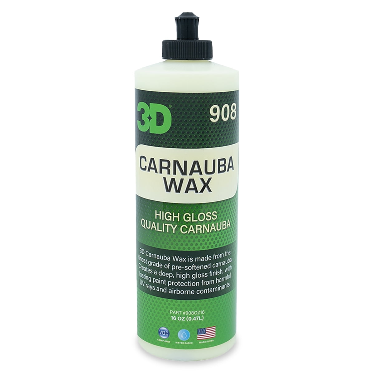 Pure Natural Car Wax PTFE* Carnauba Wax(30% Vol.) with High Gloss/Strong  Hydrophobic/Super Lastingest Protection Car Waxing Care