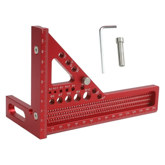 3D Carpenter's Square with Degree Scriber