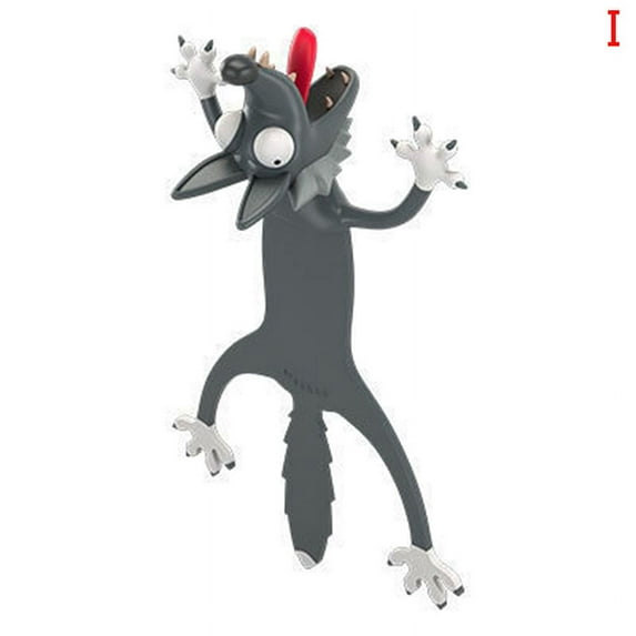 3D Cartoon Animal Bookmarks Wacky Bookmark Cute Funny Bookmarks Cartoon Eye-catching Bookmark Stationery Birthday Party Favors