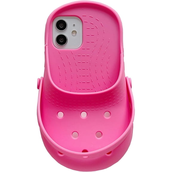 3D Cartoon Case for iPhone 15 Pro Max,Kawaii Phone Case Cute Funny Cave Slippers Pink Case for Women Soft Silicone Shockproof Cover for iPhone 15 Pro Max