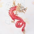 thumbnail image 1 of 3D Cartoon Dragon Pendant Keychain with Inlay Zinc Alloy Dragon Hanging Ornament Gift, 1 of 8
