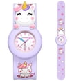 thumbnail image 1 of 3D Cartoon Kids Watch Rainbow Dial Waterproof Watch for Girls Adorable Cartoon Watch for Girls Age 4-12 - The Perfect Fun Gift, 1 of 8