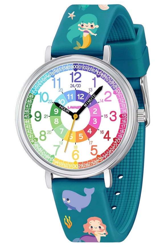 3D Cartoon Kids Watch for Girls Boys Analog Watch with Quartz Movement Waterproof Watch Christmas Gift for Kids Age 4-12