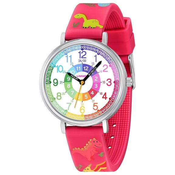 3D Cartoon Kids Watch for Girls Boys Analog Watch with Quartz Movement Waterproof Watch Christmas Gift for Kids Age 4-12