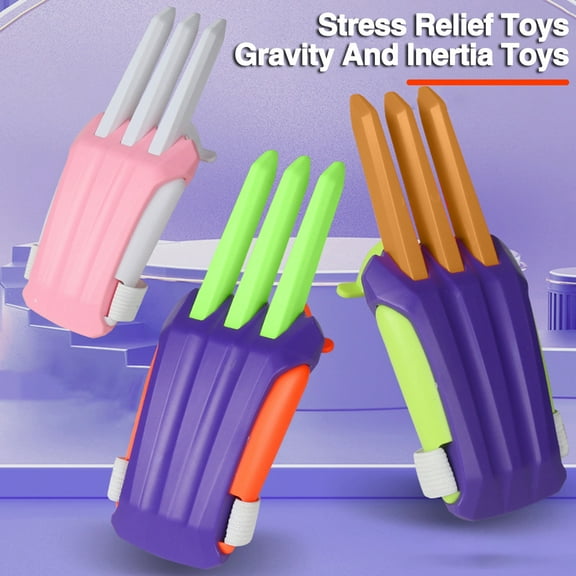 3D Cartoon Wolverine Dewclaws - Retractable Plastic Claw Fidget