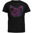 thumbnail image 1 of 3D Cat Face Black Youth T-Shirt, 1 of 1