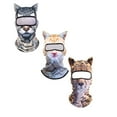 thumbnail image 1 of 3d Cat Ski Balaclava With Ears Animal Ski Face Mask Windproof Ski Mask Face Warmer For Cycling, 1 of 5