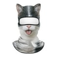 thumbnail image 1 of 3D Cat Ski Mask with Ears Cute Animal Face Cover for Music Festivals, Raves, Halloween, Skiing Outdoor Activities Breathable for Men & Women, 1 of 3