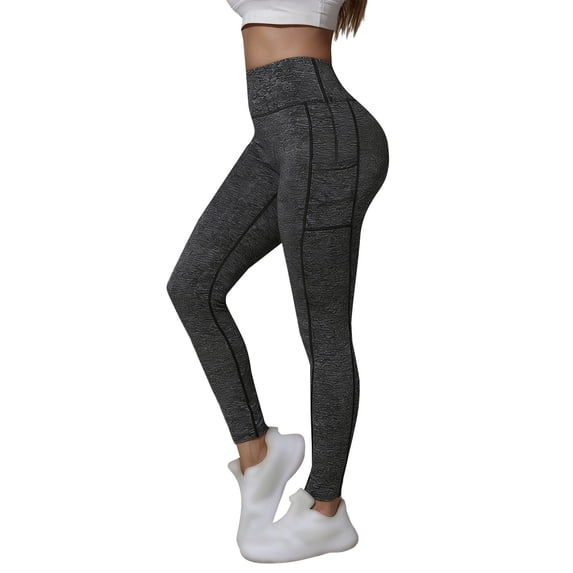3D Cellulite Leggings for Women Lightweight Slim Fit Pants High Waisted Leggings No Curling Lift Pants Push Up Yoga Pants Workout Yoga Pants Booty Butt Lifting Leggings Fitness Sport Pants Grey XL