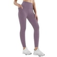 thumbnail image 1 of 3D Cellulite Leggings for Women Skin-Friendly Lightweight Slim Fit Pants No Curling Lift Pants Push Up Yoga Pants Scrunch Butt Lifting Leggings No Front Seam 3D Gym Leggings for Women Purple XXL, 1 of 6