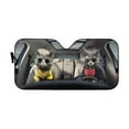 thumbnail image 1 of 3D Chartreux Cats Car Auto Sunshades Windshield Heat Protection, Pet Cat Sun Shades Univeral Fit Cars Suv Truck, 1 of 5
