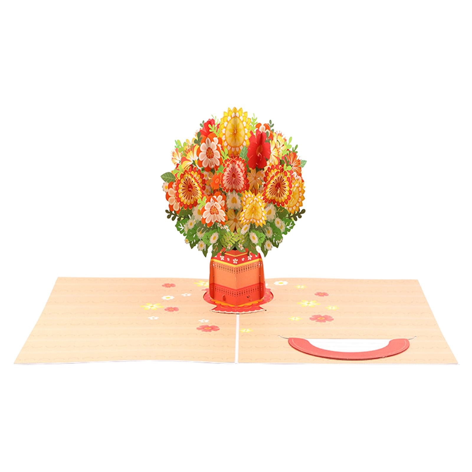 3D Cherry Blossom Flower Bouquet Pop Up Card, with Forever Flowers ...
